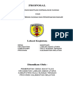 Proposal Normalisasi Sungai 2022