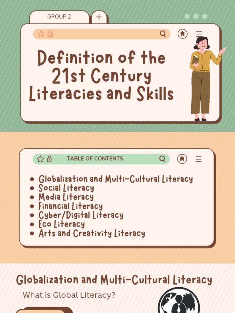 21st Century Literacy Skills Overview | PDF | Literacy | Media ...
