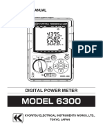 MODEL 6300: Instruction Manual