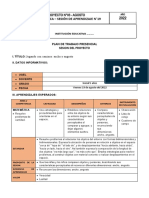 5 Años - Actividad Del Dia 19 de Agosto