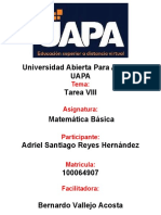 UAPA Tarea VIII Matemática Básica 100064907