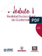 MODULO 1 de realidad sociocultural de Guatemala