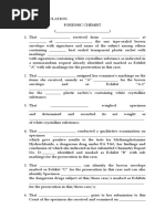 CHEMIST Stipulation Template