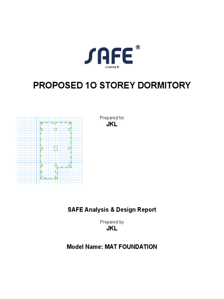Mat Foundation | PDF | Beam (Structure) | Prestressed Concrete