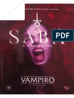 Vampiro: A Máscara V5 - Sabá: A Mão Negra PT-BR