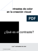 Los Contrastess de Color en La Creación Visual