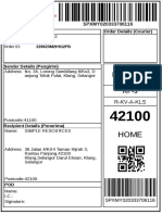 Air Waybill - Standard Delivery - 1 PDF