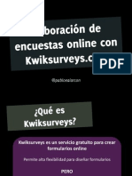 Tutorial para Crear Formularios Online Con Kwiksurveys