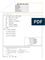 UGC-NET Dec 2018