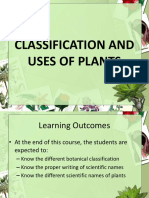 Week 3 - Classificationand Uses of Plants