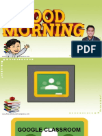 Google Classroom PPT For Teachers Morning