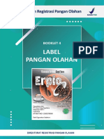 Booklet 4-Label Pangan Olahan PDF