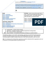 Ib Biology Syllabus PDF