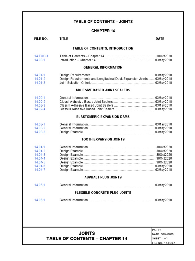 Chapter14Expansion Joint Calculation PDF Road Surface Concrete