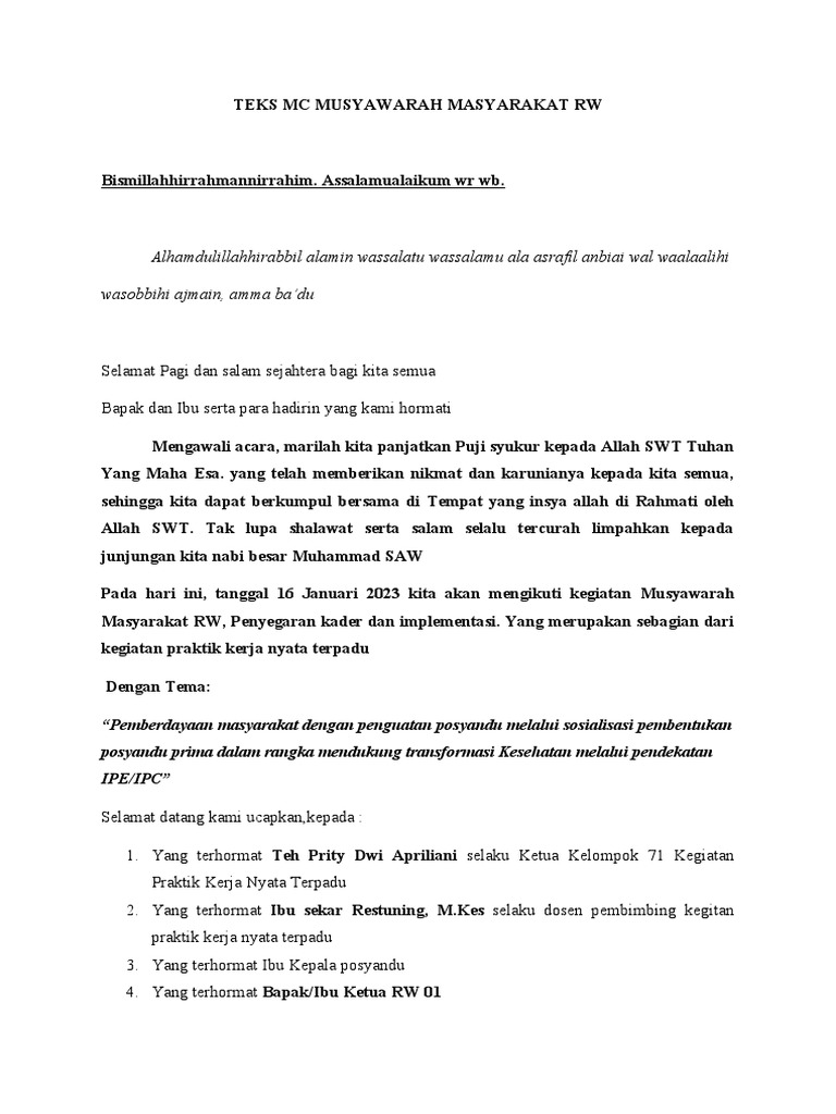 Teks Mc Mmrw Salinan Pdf