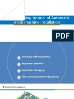 2 - The Debugging Tutorial of Automatic Mask Machine Installation设备安装调试教程