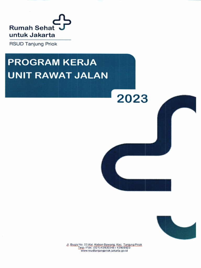 Program Kerja Rawat Jalan 2023 | PDF