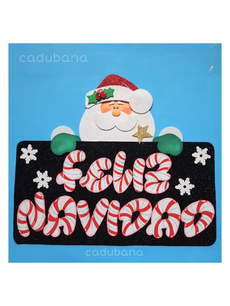 14 Letrero Feliz Navidad | PDF