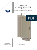 Instructions Manual Automatics Landing Doors MASSEN