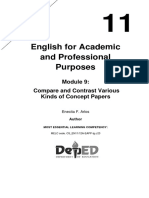English For Academic and Prof Purposes Week 9 PDF