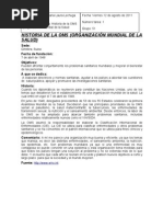 Download Historia de La Oms by Laura Lm SN63130241 doc pdf