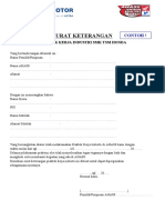 Surat Keterangan Selesai Magang