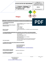 Fichas de Seguridad Oxigeno