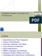 Database System Concepts and Architecture