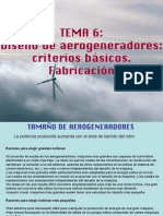 2.- DISEÑO DE AEROGENERADORES CRITERIOS BÁSICOS FABRICACION