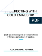 Prospecting With Cold Emails 101 PDF