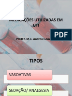 Medicações Utilizadas em Uti