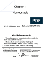 Chapter 1 Homeostasis