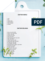 Daftar Menu