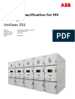 MV Switchgear Technical Specification
