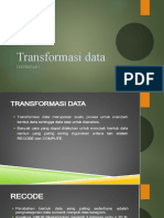 MATERI 5 Transformasi Data