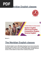 The Meridian English Classes