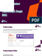 Guide To Product Listing (Uploading A Single Sku)