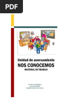 Unidad Didactica Inicial Nos Conocemos