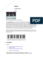 Escalas diatónicas: 7 notas, tonos y semitonos
