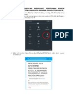 Tutorial Pengumpulan Informasi Peredaran Rokok Ilegal