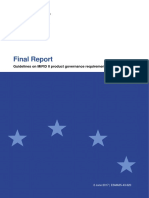 ESMA MIFID II FINAL - Report - On - Guidelines - On - Product - Governance