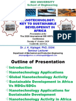 Nanotechnology key to sustainable development in Africa