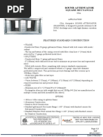 CAICE Attenuator Brochure Guide | PDF | Duct (Flow) | Sheet Metal