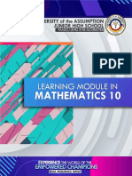 Uajhs Mathematics 10 Module 18 PDF