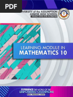 Uajhs Mathematics 10 Module 18 PDF