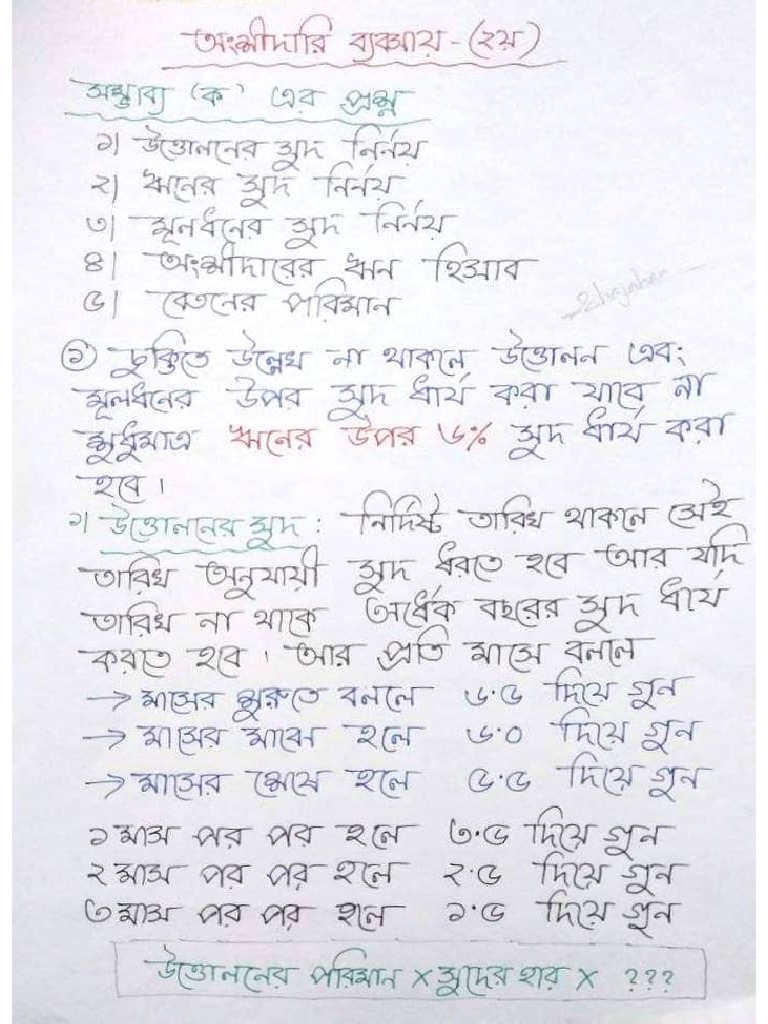 Accounting 2nd Paper Notes PDF PDF