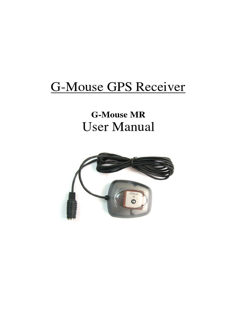 Gmouse MR Gmouse Gps Receiver Gmouse MR | PDF