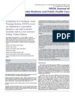 Evaluation of A Paediatric Early Warning System Pews Score On Admission To A Paediatric Intensive Care Unit To Predict Mortality Risk in A Low Resource Setting Guinea Bissau