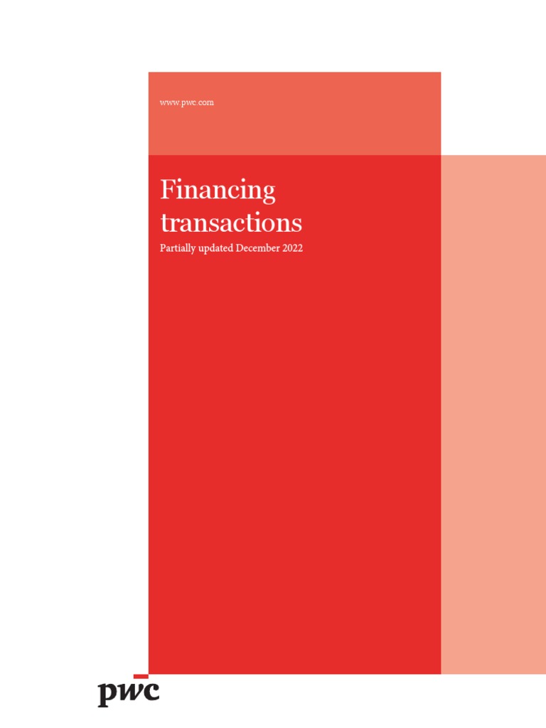 PWC Financing Guide 122022 | PDF | Securitization | Debt