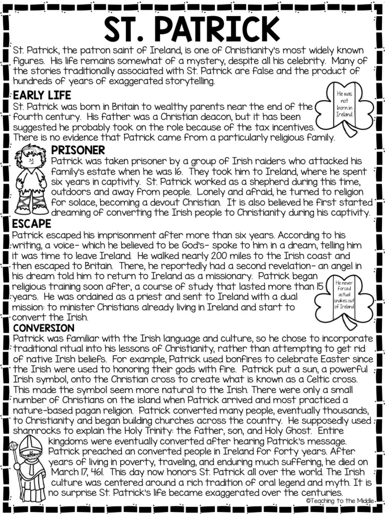 texto sobre st patricks day pdf